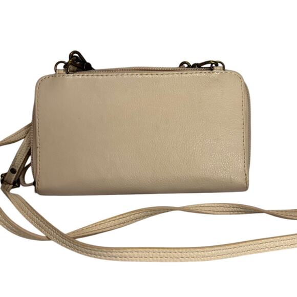 The Sak Cross Body Beige Beaded Crossbody Purse Wallet - Picture 2 of 6